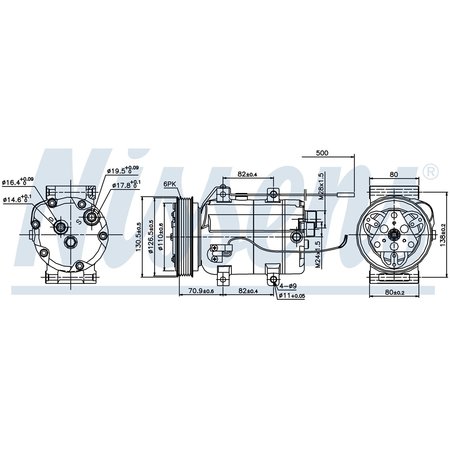 Nissens COMPRESSOR 89101